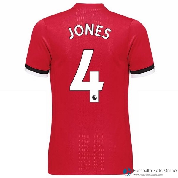 Manchester United Trikot Heim Jones 2017-18 Fussballtrikots Günstig